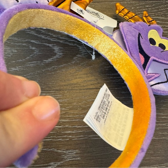NWT. Figment Disney Parks 2023 Epcot Soft Plush Figment Ear Headband for Adults. - Picture 5 of 11
